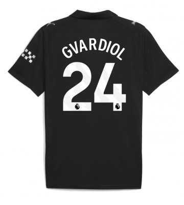 Manchester City Josko Gvardiol #24 Bortatröja 2025-26 Kortärmad